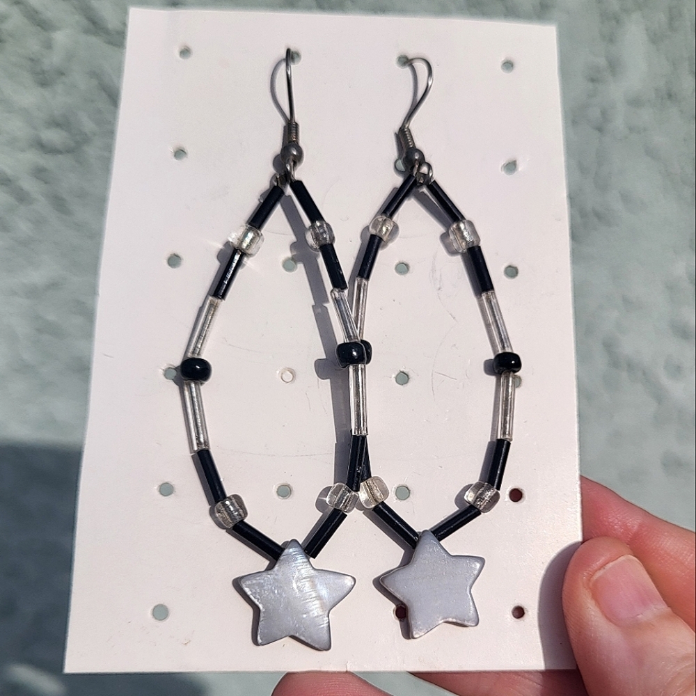 ⭐️ Handmade Silver Star Earrings ⭐️
